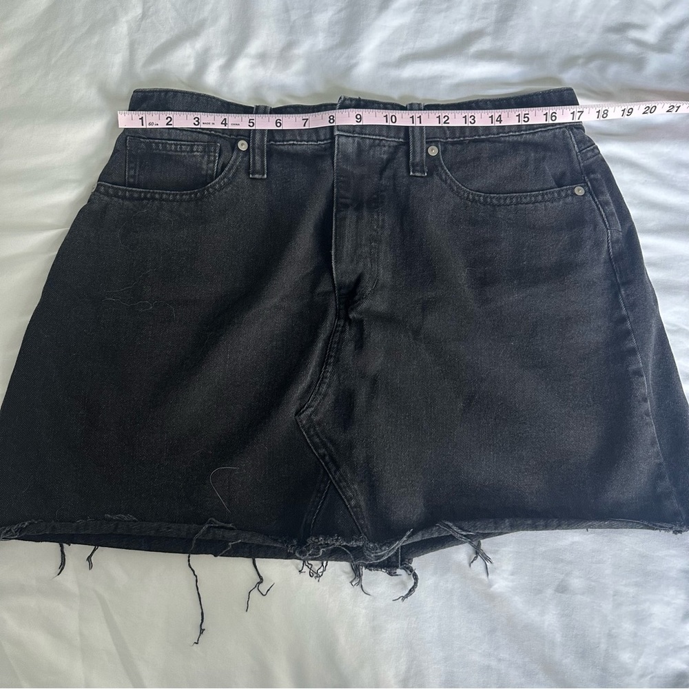 Madewell denim skirt